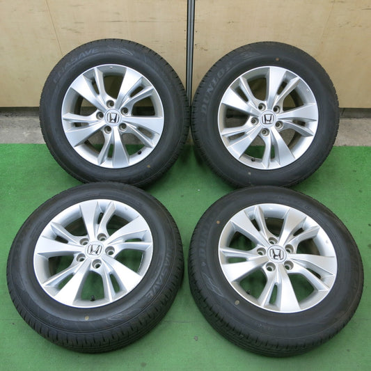 バリ溝！24年！9.5分以上★ホンダ ヴェゼル 純正 215/60R16 ダンロップ エナセーブ EC204 16インチ PCD114.3/5H★5040205ナノ