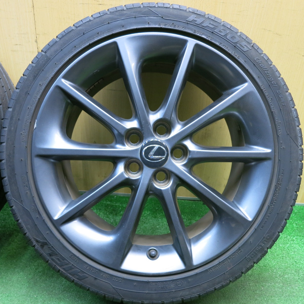 バリ溝！22年！9分★レクサス CT 200 h 純正 215/45R17 ハイフライ HF805 グッドイヤー EfficientGrip ECO EG02 17インチ PCD100/5H★6022303HAノ