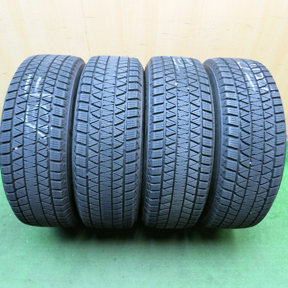 バリ溝！21年！キレイ！9分★スタッドレス 225/65R17 ブリヂストン ブリザック DM-V3 LAMBDA LA STRADA 阿部商会 17インチ PCD114.3/5H★5062003HAス