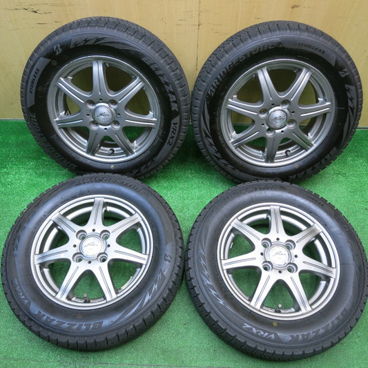 バリ溝！9.5分以上★スタッドレス 155/70R13 ブリヂストン ブリザック VRX2 JOKER ジョーカー 13インチ PCD100/4H★5110608HAス