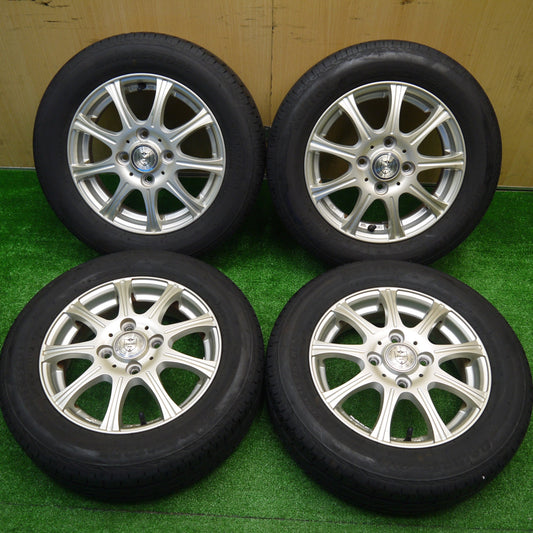 バリ溝！キレイ！ほぼ10分★155/65R13 ブリヂストン ネクストリー エコピア JOKER ジョーカー 13インチ PCD100/4H★5101502Hノ