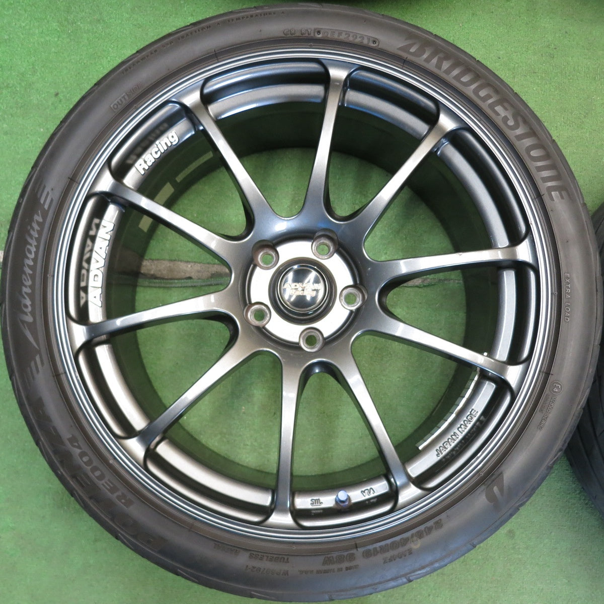 4本価格◎245/40R19 ブリヂストン ポテンザ RE004 Adrenalin ADVAN Racing RZ アドバン レーシング 19インチ PCD114.3/5H◎6061407HAノ