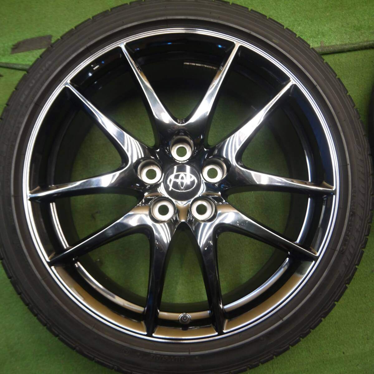 4本価格★トヨタ 130系 マークX GR SPORT 純正 235/40R19 ブリヂストン ポテンザ RE050A 19インチ PCD114.3/5H★4022010Hノ
