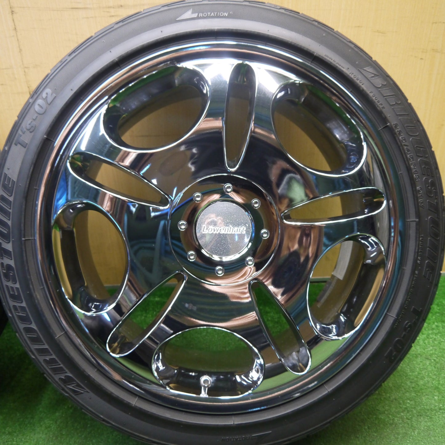 キレイ★アウディ ベンツ 等 Lowenhart LD1 225/45R18 ブリヂストン T's-02 レーベンハート 18インチ PCD112/5H★6011603Hノ
