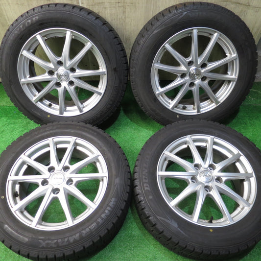 バリ溝！9分★スタッドレス 205/60R16 ダンロップ ウインターマックス WM02 JOKER ジョーカー 16インチ PCD114.3/5H★5052302NJス
