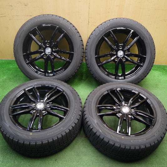 [送料無料] バリ溝！23年！キレイ！9分★MINI ミニ 等 KELLENERS Sport 195/55R16 スタッドレス ダンロップ ウインターマックス WM02 ケレナーズ スポーツ PCD112/5H★5033110Hス