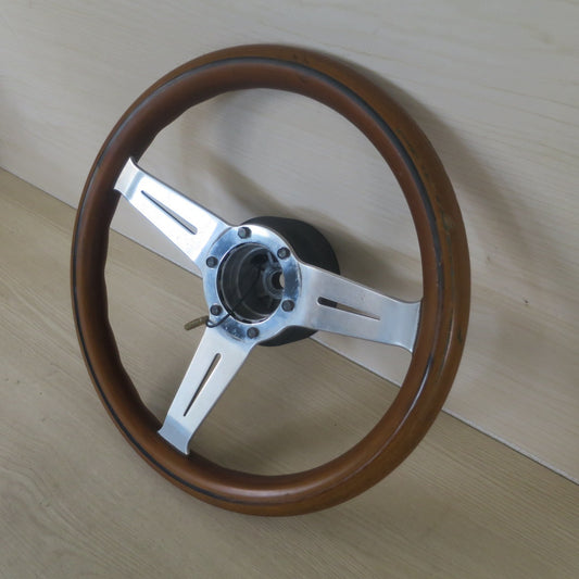 ☆旧車 NARDI ナルディ ステアリング ハンドル 型式 不明 カー パーツ☆