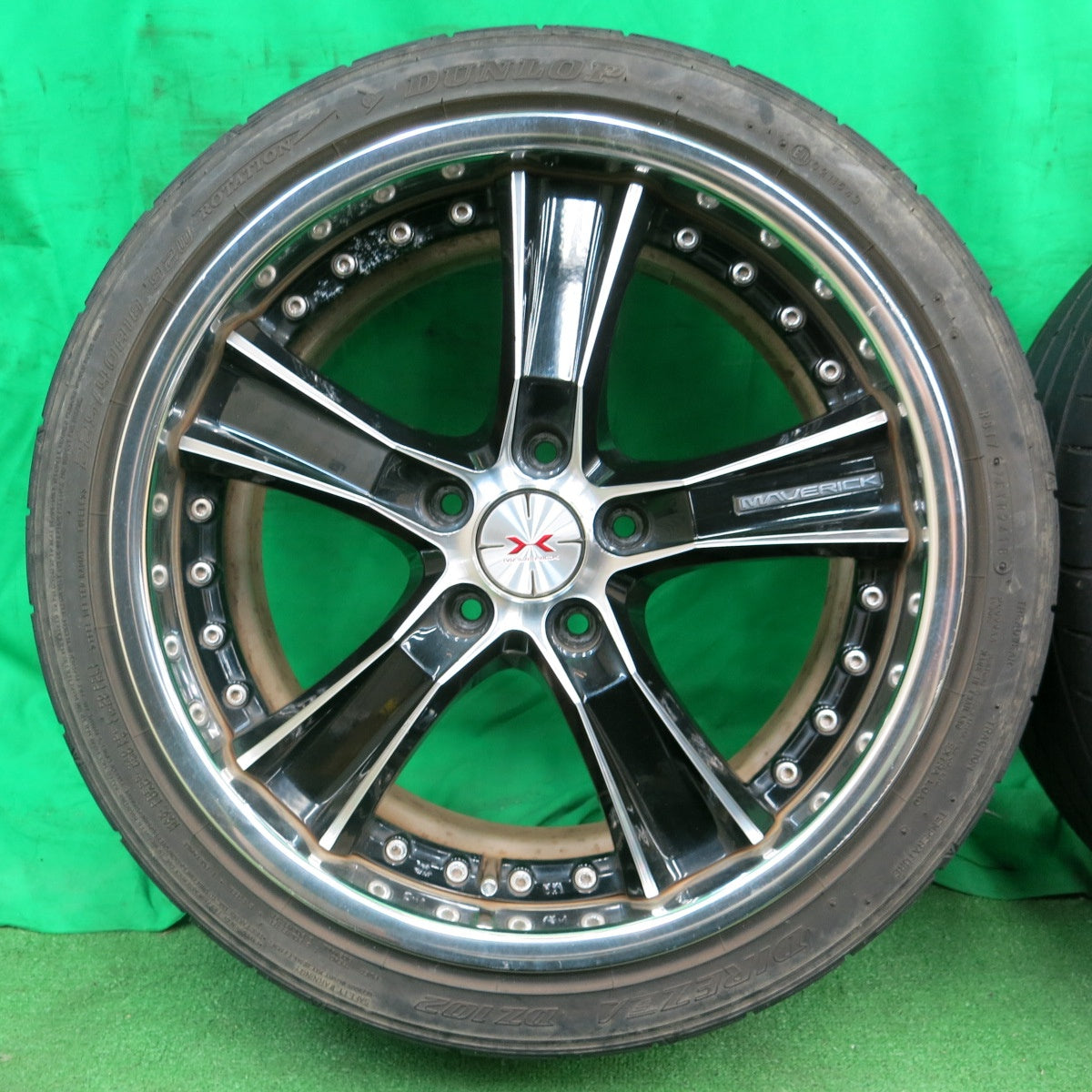 *送料無料* 4本価格★MAVERICK マーベリック 005S weds 225/40R18 ダンロップ DIREZZA DZ102 18インチ PCD114.3/5H★4051104ナノ