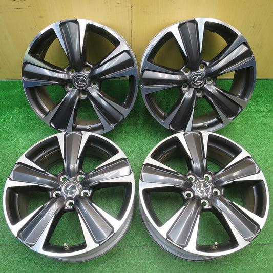 センサー付！キレイ★レクサス UX バージョンL 純正 ホイール 18インチ 18×7J PCD114.3/5H★5102401NJホ