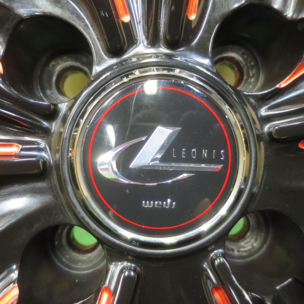 バリ溝！25年！9.5分◎LEONIS TE 205/45R17 ケンダ ラジアル カイザー レオニス 17インチ PCD100/4H◎6080507IMノ