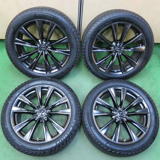 センサー付！超バリ溝！21年！キレイ！ほぼ10分★レクサス NX Fスポーツ 純正 235/50R20 スタッドレス X-ICE SNOW SUV ZP 20インチ PCD114.3/5H★5072801イス