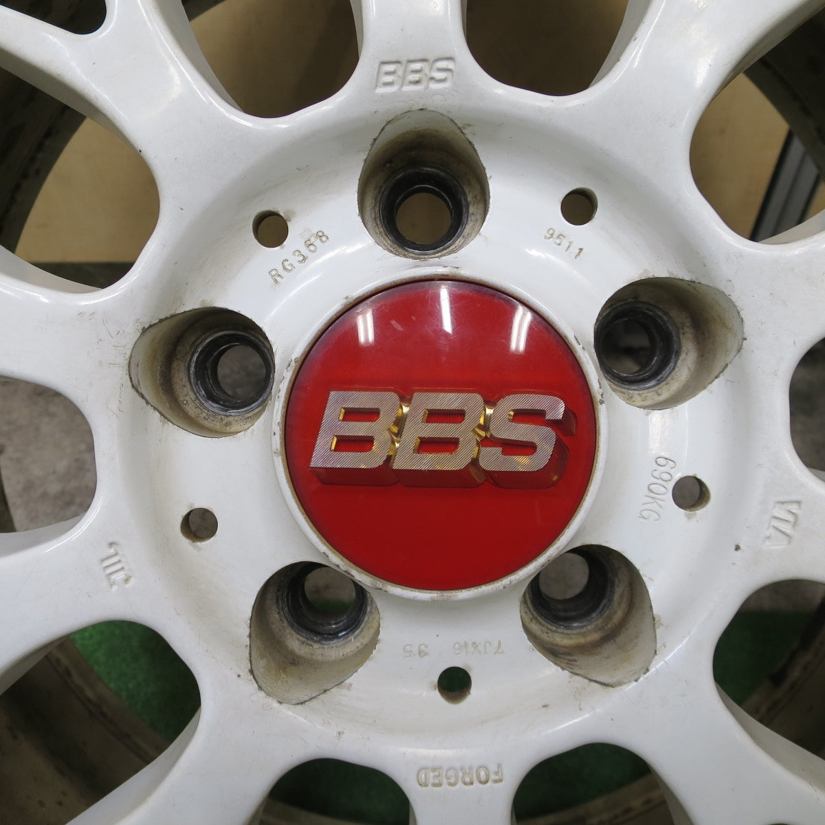 4本価格★BBS RG368 16インチ ホイール 16×7J PCD114.3/5H★6062902NGホ