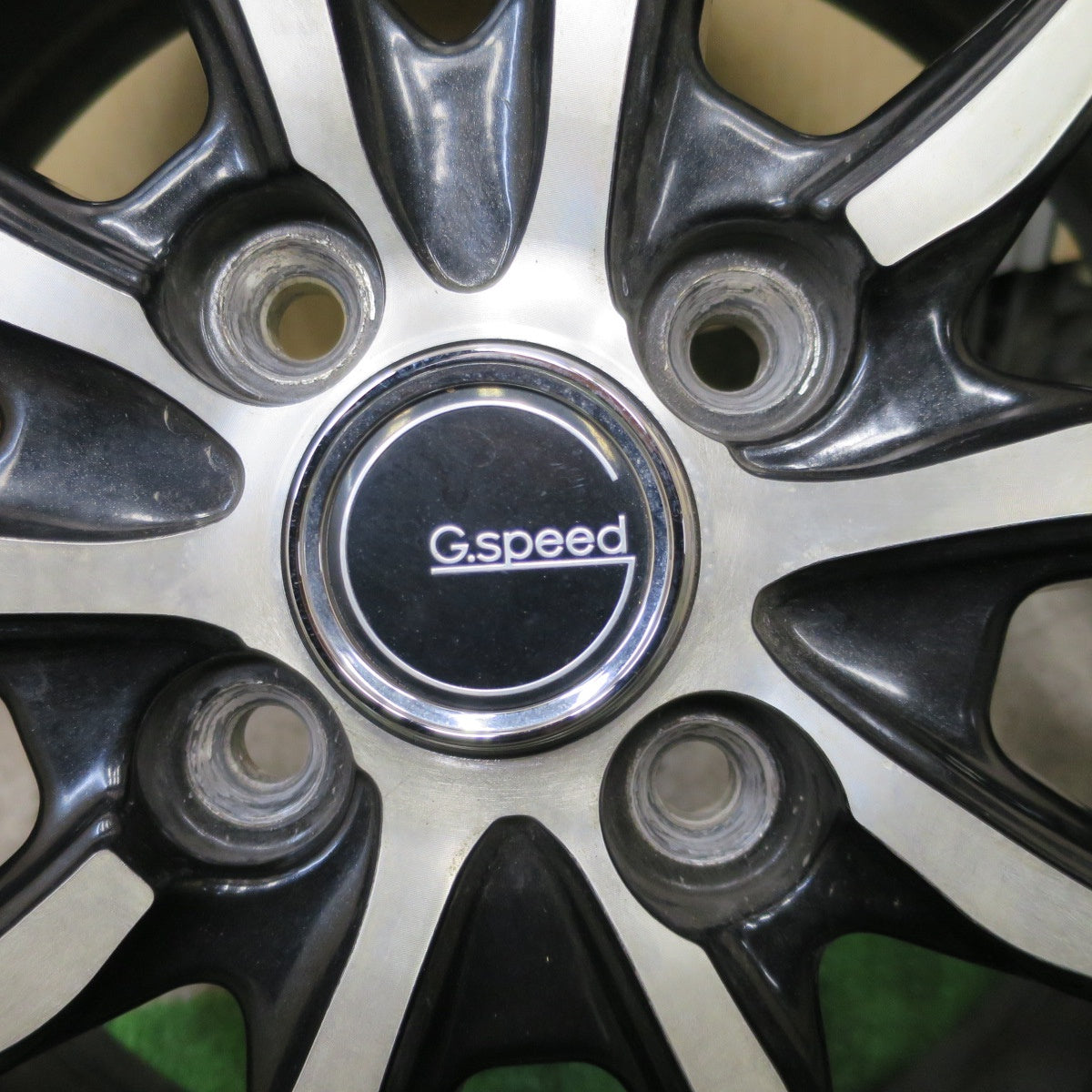4本価格◎G.speed 14インチ ホイール Gスピード 14×4.5J PCD100/4H◎6090403NGホ