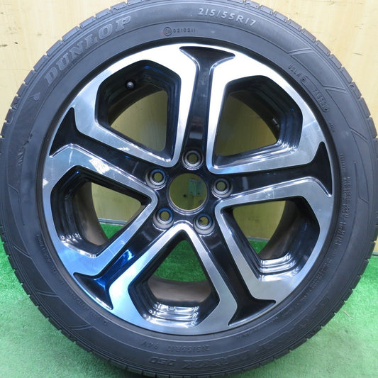 1本価格★ホンダ RU3 RU4 ヴェゼル 純正 ENKEI 215/55R17 ダンロップ SPスポーツマックス 050 エンケイ PCD114.3/5H★5031006Hノ