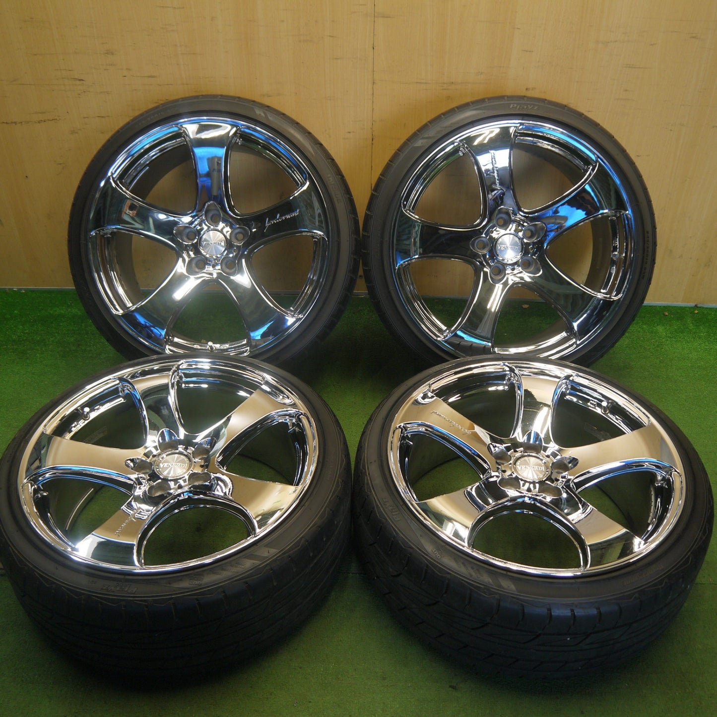 キレイ★VENERDi COSMIC 235/35R19 245/35R19 ブリヂストン プレイズ PZ-1 ヴェネルディ コスミック 19インチ PCD114.3/5H★6060305Hノ
