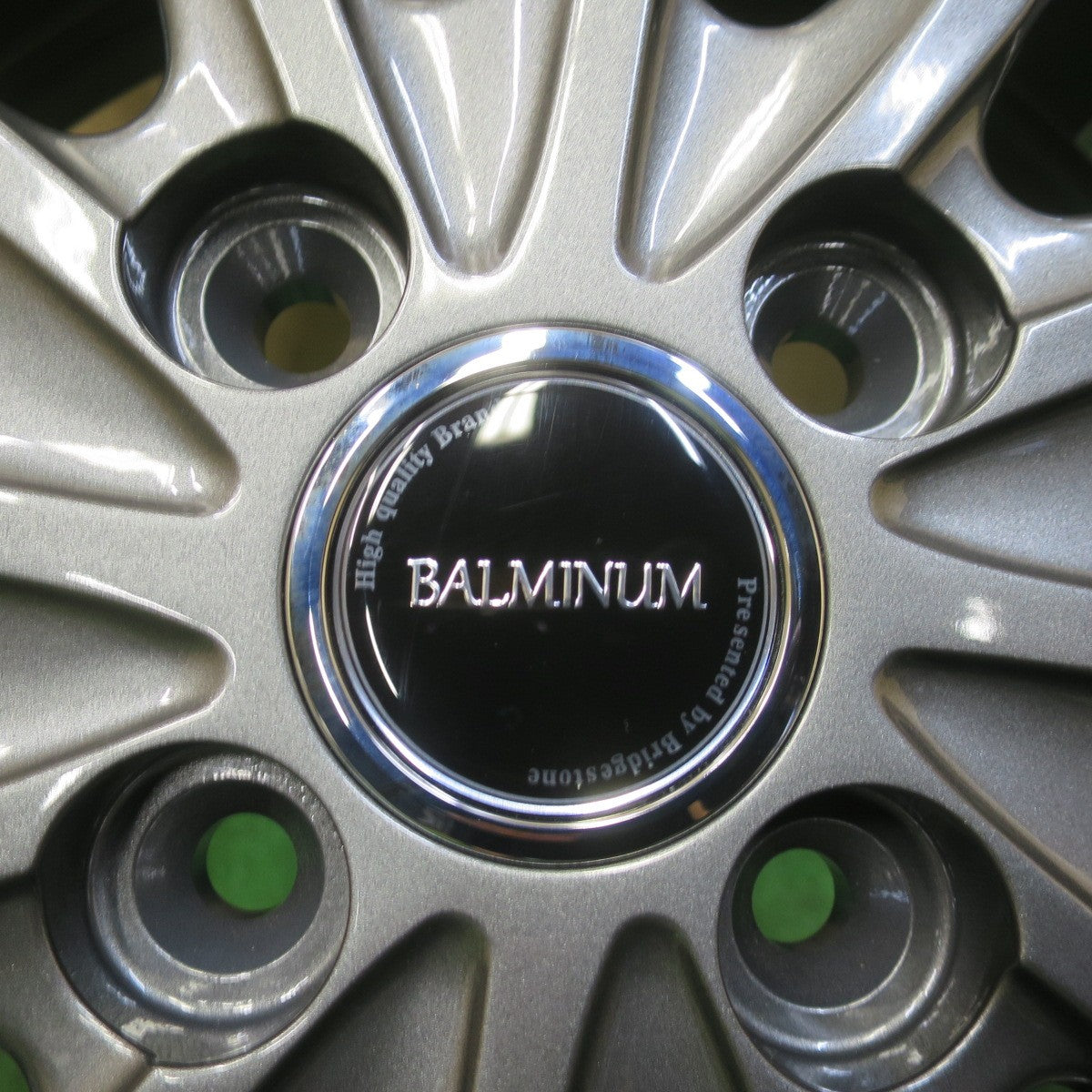 未使用！25年◎スタッドレス 155/65R14 ブリヂストン ブリザック VRX3 BALMINUM AR12 バルミナ 14インチ PCD100/4H◎6061207イス