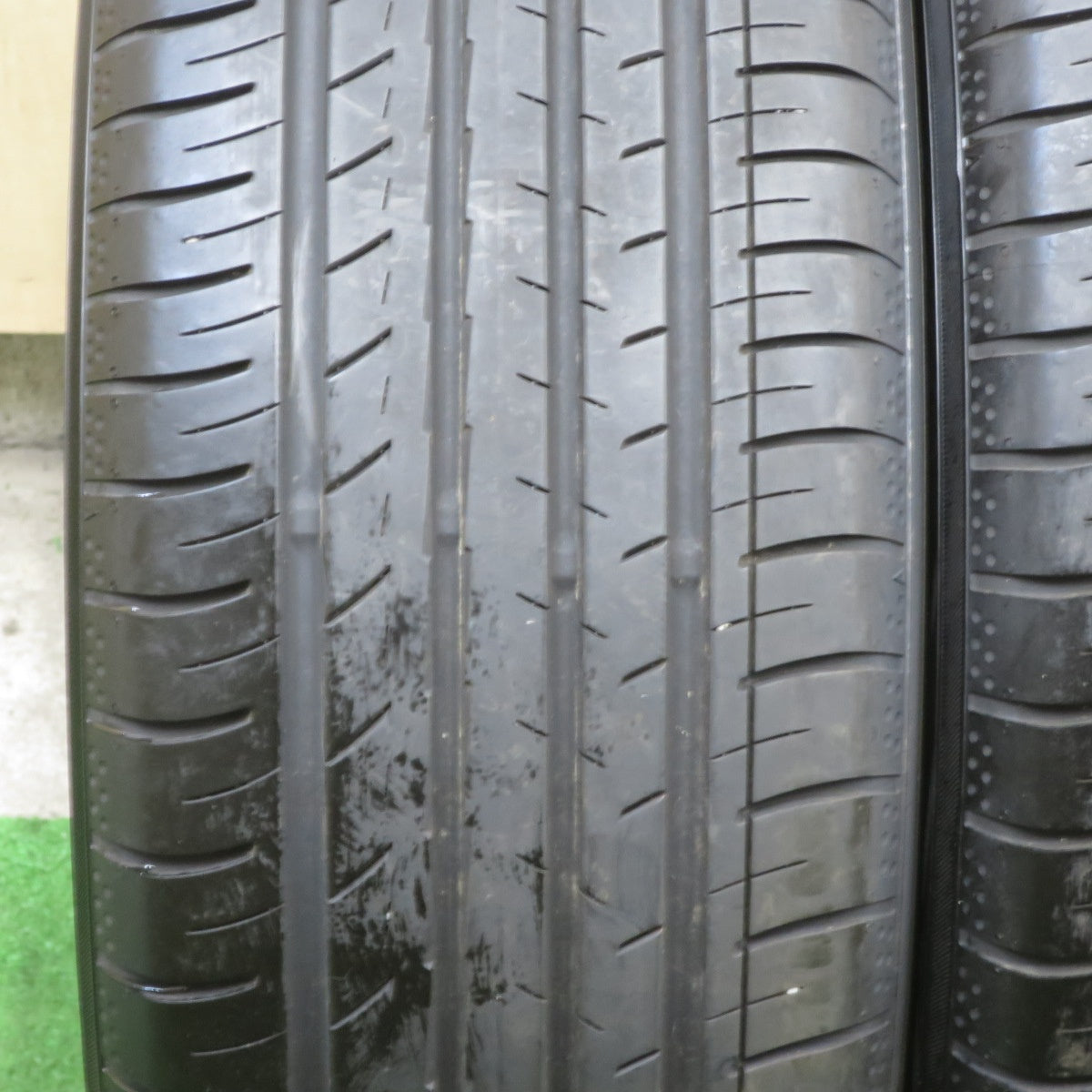 バリ溝！キレイ！9.5分★LMG LEHRMEISTER GEAR MS-9W 205/55R17 ヨコハマ BluEarth-GT AE51 レアマイスター ギア 17インチ PCD100/4H★6022403TTノ
