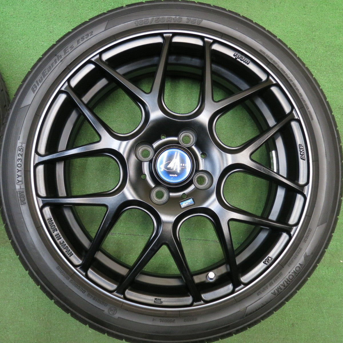 キレイ！25年★LEONIS NAVIA 06 165/50R16 ヨコハマ BluEarth-ES ES32 レオニス ナヴィア 16インチ ブルーアース 軽サイズ PCD100/4H★6041212HAノ