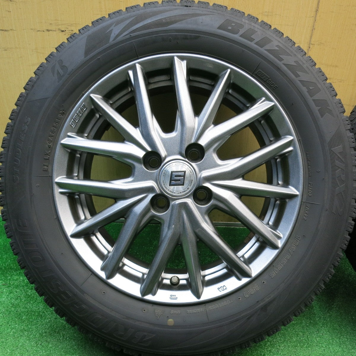 4本価格★スタッドレス 185/65R15 ブリヂストン ブリザック VRX2 SEIN ザイン 15インチ PCD100/4H★5112004HAス
