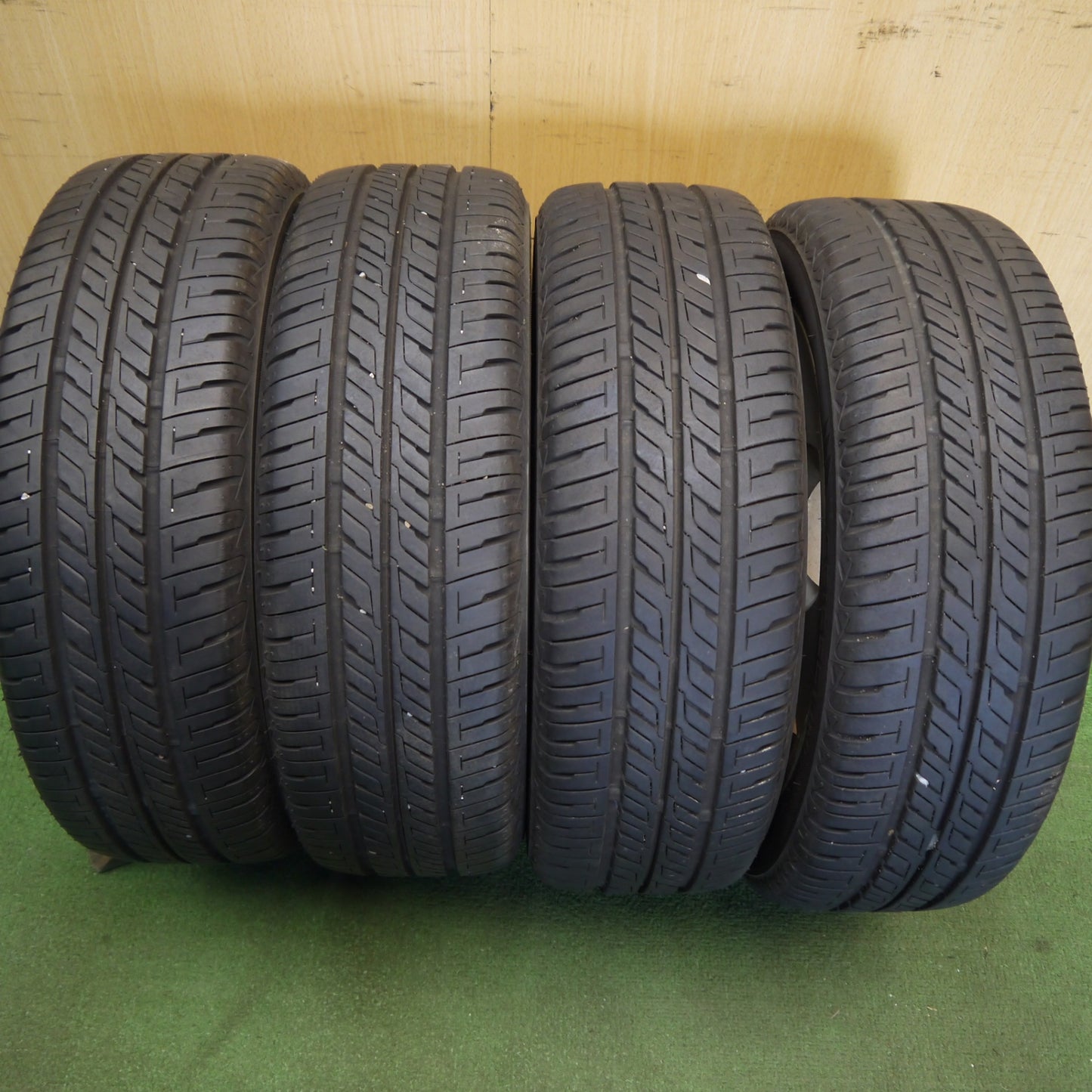 超バリ溝！25年！ほぼ10分◎スズキ ワゴンR 純正 165/55R14 セイバーリング SL201 14インチ PCD100/4H◎6061602Hノ