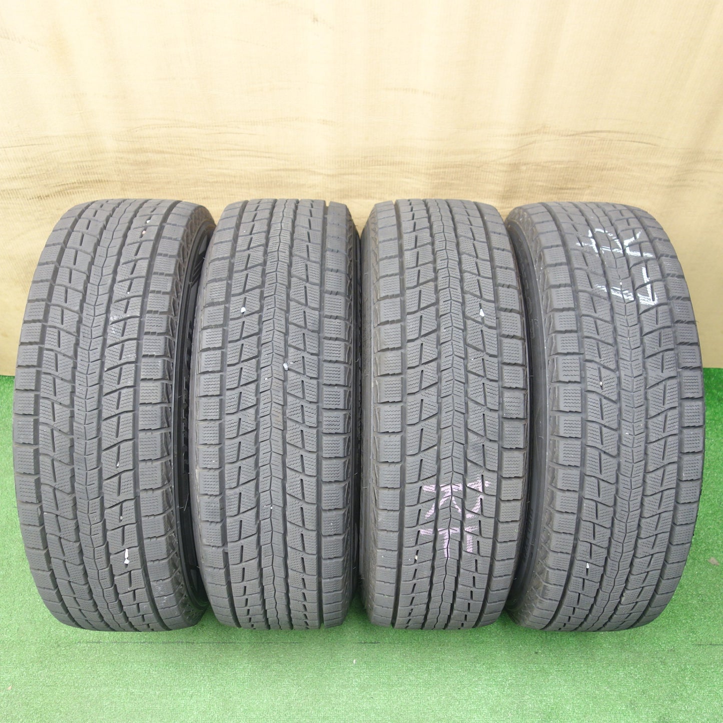 バリ溝！23年！キレイ！9.5分★ジープ 等 KEELER TACTICS 225/60R17 スタッドレス ダンロップ ウインターマックス SJ8 SJ8+ キーラー タクティクス 17インチ PCD110/5H★6031401KTス