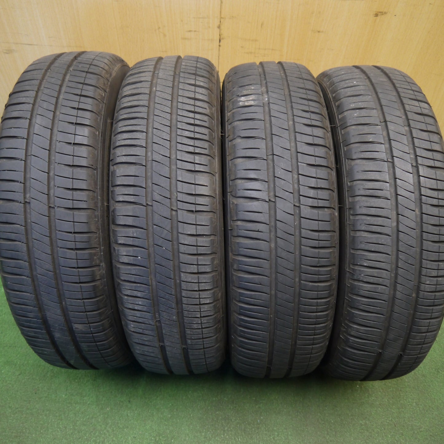 4本価格！23年★155/65R14 ミシュラン エナジーセイバー4 BALMINUM TR10 バルミナ 14インチ PCD100/4H★6032406Hノ