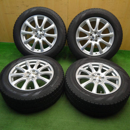 バリ溝！キレイ！8.5分★フォレスター 等 225/60R17 スタッドレス ピレリ アイスアシンメトリコ プラス LAUFBAHN ラウフバーン 17インチ PCD100/5H★5031203Hス