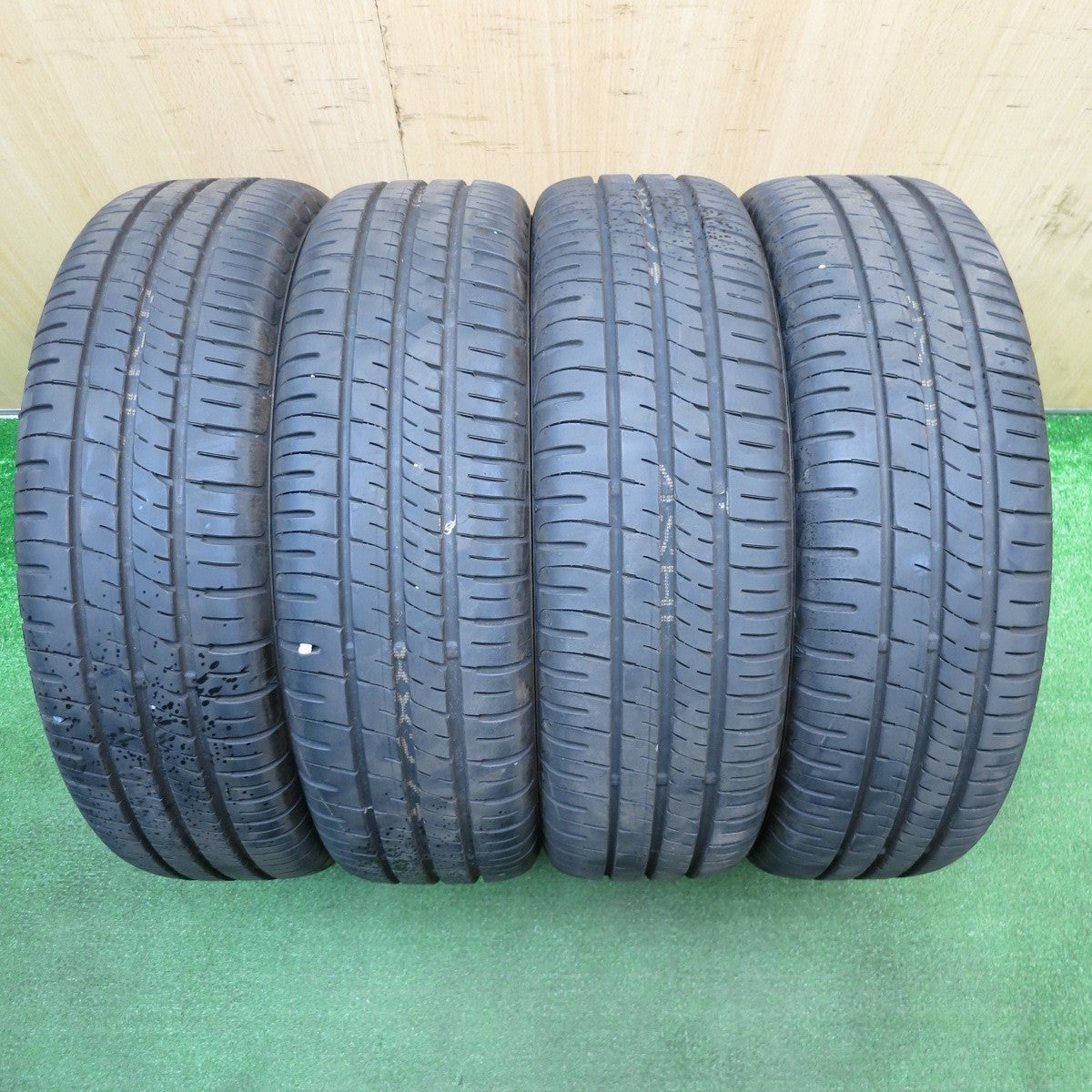 タイヤほぼ未使用！24年★ダイハツ LA400K コペン 純正 165/50R16 ダンロップ エナセーブ EC204 16インチ PCD100/4H★5042502NJノ