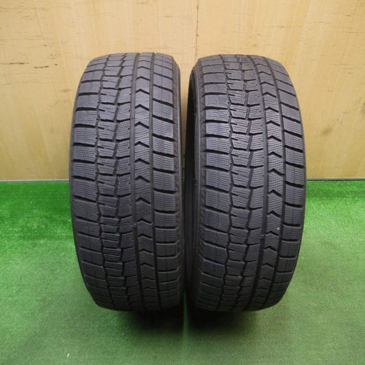 バリ溝！21年！9.5分！2本★スタッドレス 225/55R17 ダンロップ ウインターマックス WM02 タイヤ 17インチ XV フォレスター アルファード ヴェルファイア等★5010602Hスタ
