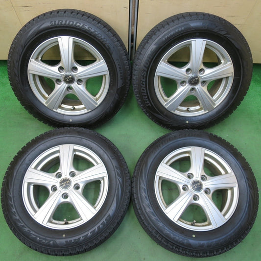 バリ溝！21年！9.5分以上★スタッドレス 195/65R15 ブリヂストン ブリザック VRX2 Treffer トレファー 15インチ PCD114.3/5H★5022704イス