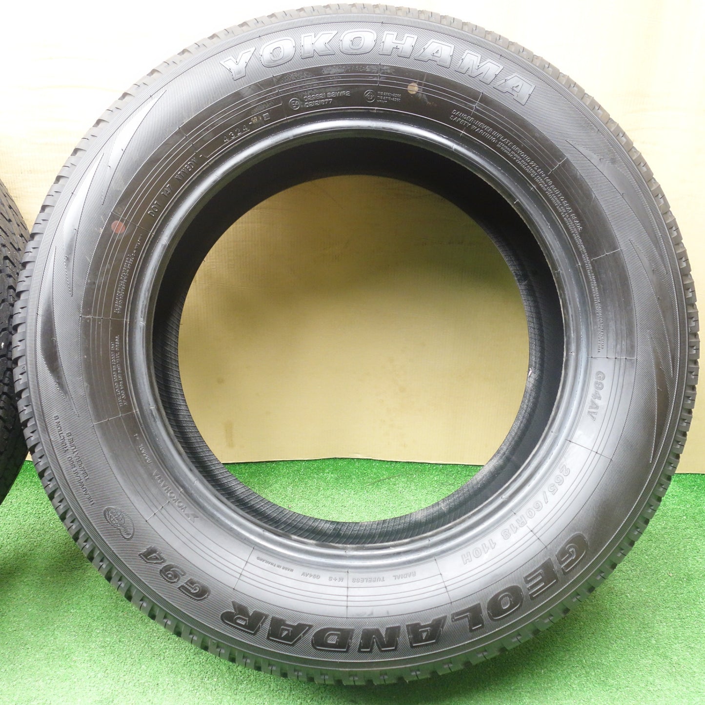 新車外し！24年★265/60R18 ヨコハマ ジオランダー G94 G94AV タイヤ 18インチ トライトン ランクル プラド ハイラックス 等★6020401KTノタ