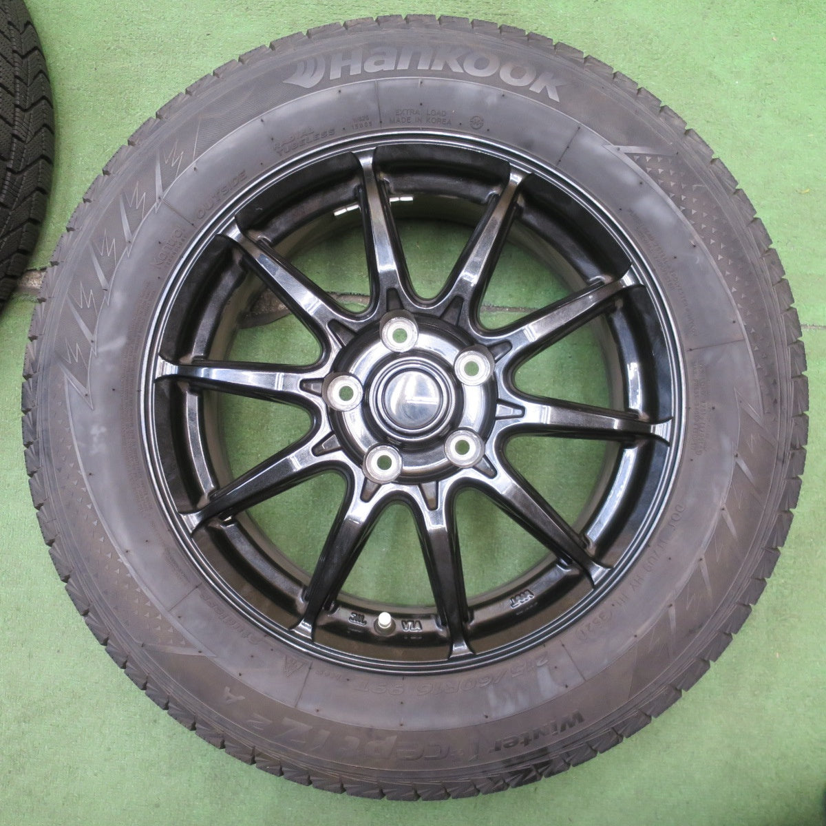 バリ溝！キレイ！9.5分◎スタッドレス 215/60R16 ハンコック ウインター アイセプト IZ 2A G-SPEED Gスピード 16インチ PCD114.3/5H◎6072405NJス