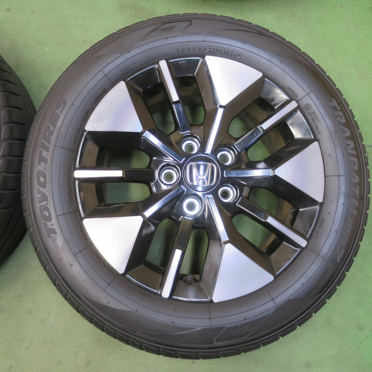 バリ溝！24年！9分★ホンダ RP ステップワゴン スパーダ 純正 205/60R16 ブリヂストン トランザ ER33 トーヨー トランパス MP7 16インチ PCD114.3/5H★6052903イノ