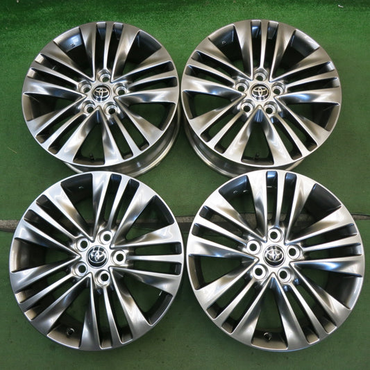 新車外し◎トヨタ 40系 アルファード Zグレード ヴェルファイア 純正 ホイール 18インチ 18×7J PCD120/5H◎6082202HAホ