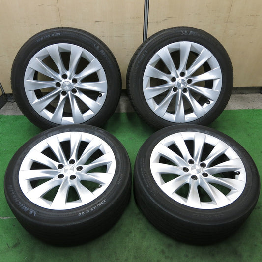 4本価格★テスラ モデルX 純正 255/45R20 275/45R20 ミシュラン LATITUDE Sport3 TO 20インチ PCD120/5H★5072903ナノ
