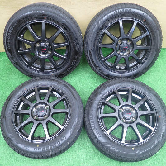 バリ溝！21年！9.5分★スタッドレス 185/60R15 ヨコハマ アイスガード iG60 VERSION DR Circlar サーキュラー 15インチ PCD100/4H★5121410NKス