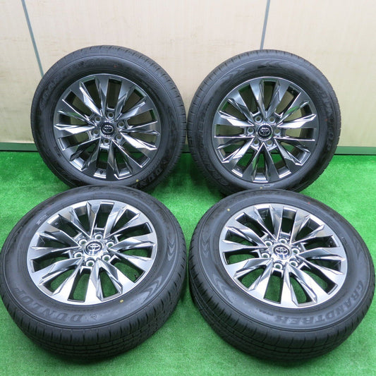 新車外し！24年★トヨタ ランクル 300 ZX 純正 265/55R20 ダンロップ グラントレック PT5A 20インチ PCD139.7/6H★4091401HAノ