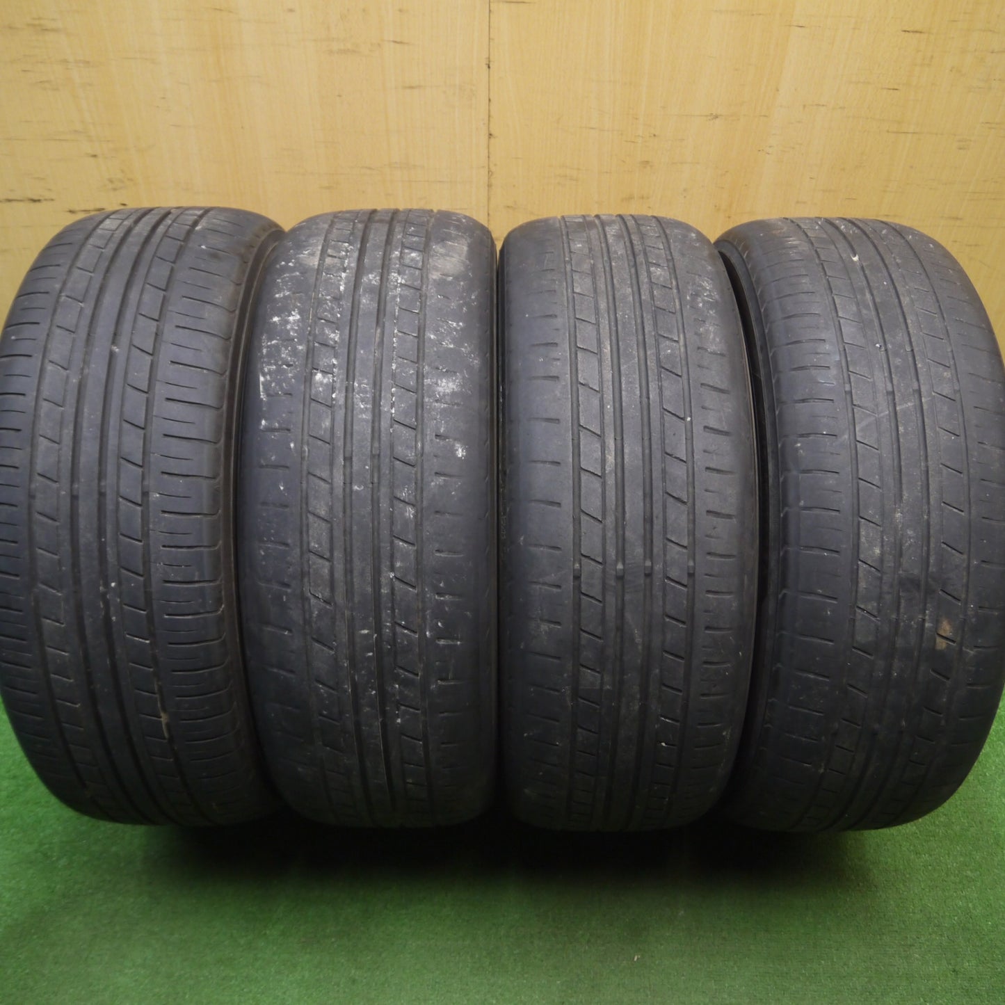 [送料無料] キレイ★215/50R17 ヨコハマ エコス ES31 SCHNEIDER ATECH シュナイダー 17インチ PCD114.3/5H★5011508Hノ