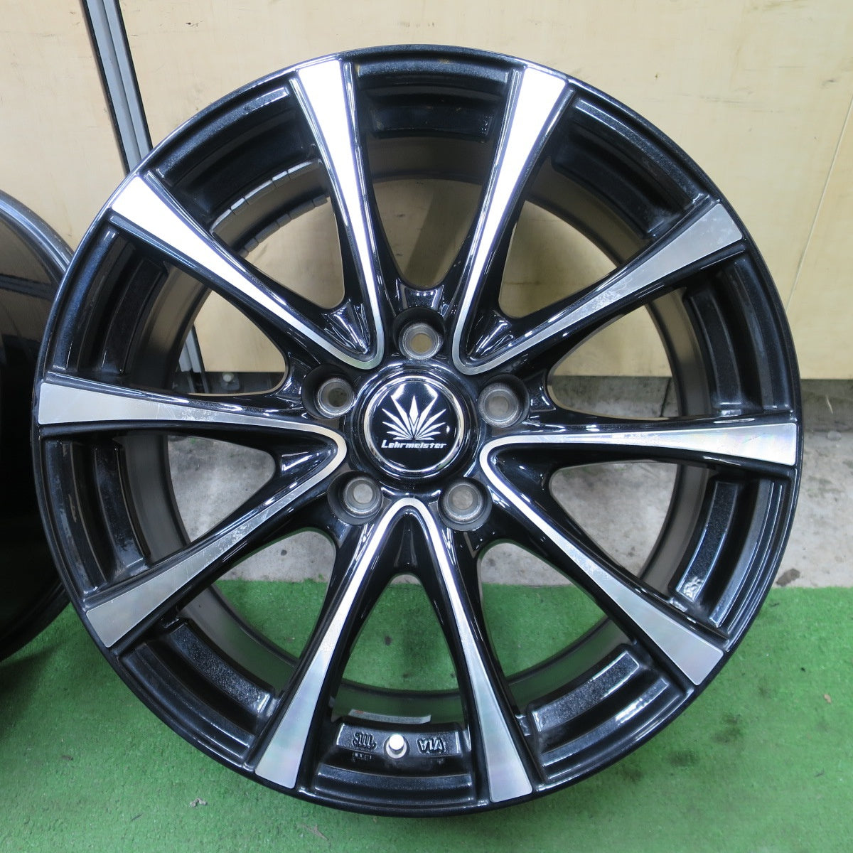4本価格★Lehrmeister プレミックス アマルフィ V Jr 17インチ レアマイスター PREMIX ホイール 17×7J PCD114.3/5H★6062403NGホ