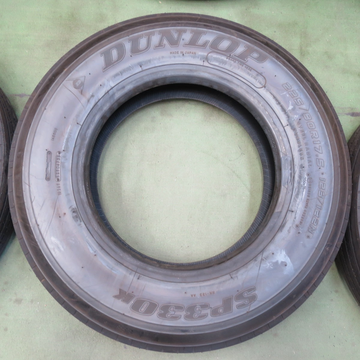 新車外し！25年！6本★トラック タイヤ 225/80R17.5 123/122N ダンロップ SP330K 17.5インチ★6061006イノタ