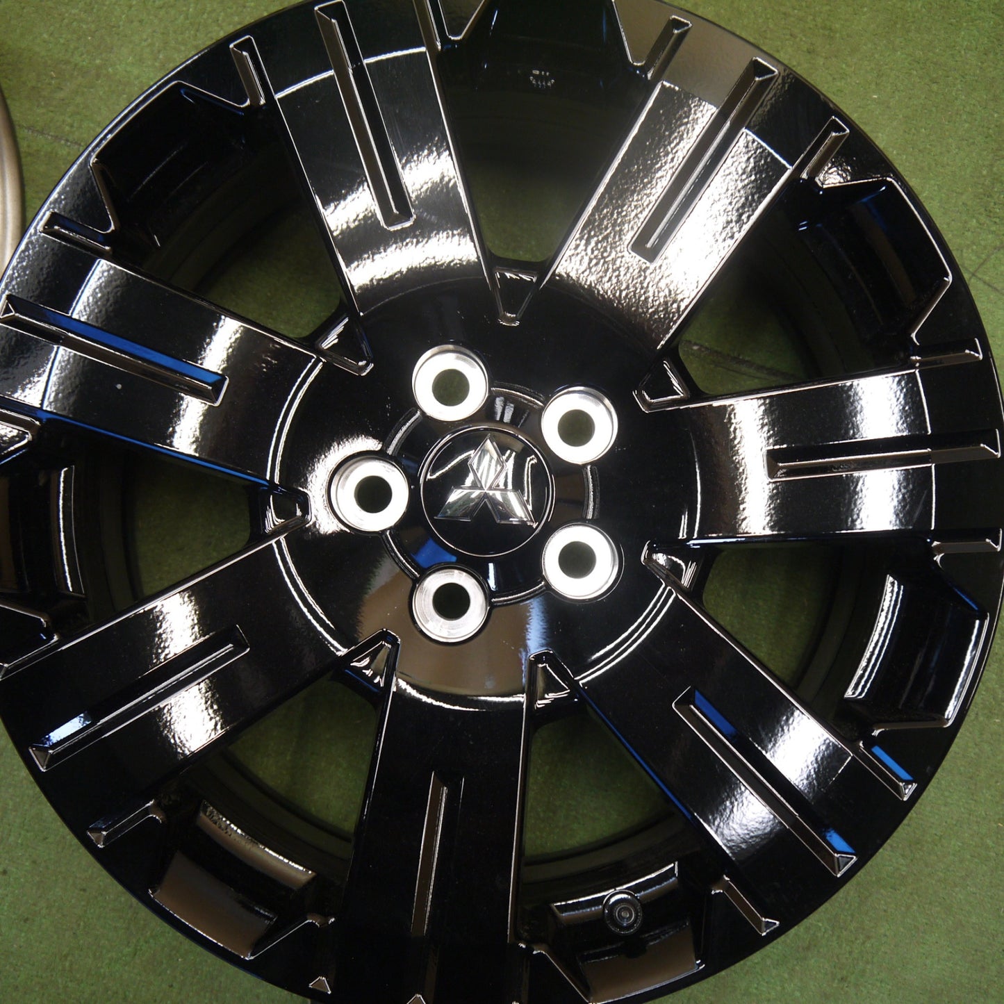 新車外し★三菱 デリカ D:5 シャモニー 純正 ENKEI ホイール 18インチ エンケイ 18×7J PCD114.3/5H★6051811Hホ