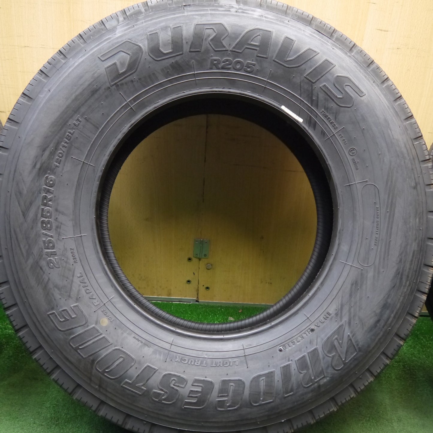未使用！6本★トラック バン タイヤ 215/85R16 120/118L ブリヂストン デュラビス R205 DURAVIS 16インチ★6012705Hノタ