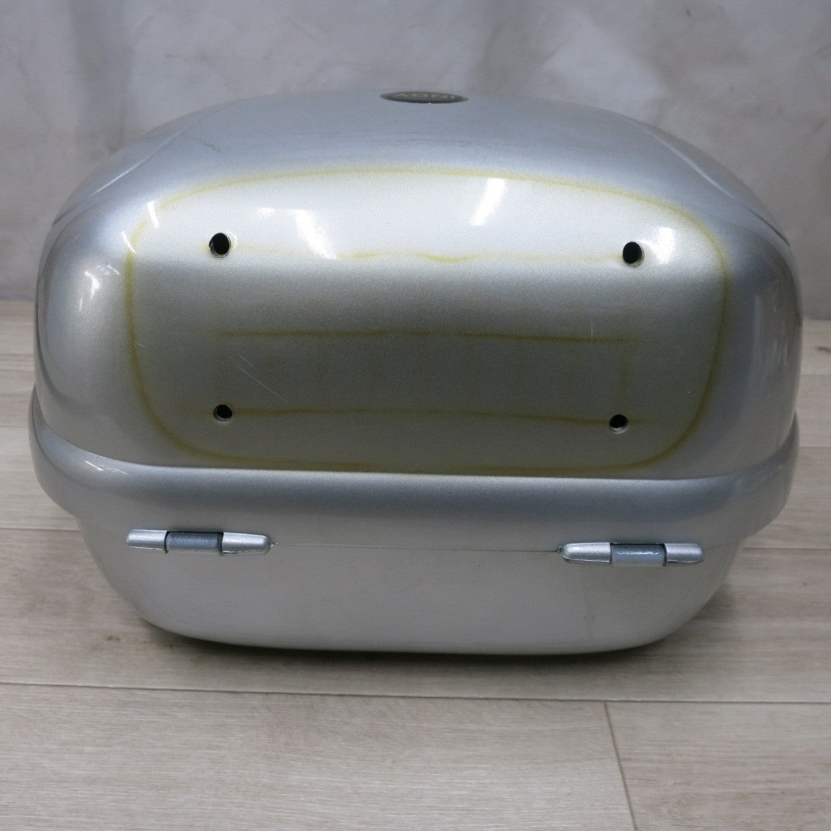 [送料無料] ◆INDY バイク 用 リア BOX ボックス リア トランク トップケース 収納 箱 荷物 ツーリング デリバリー 現状品◆