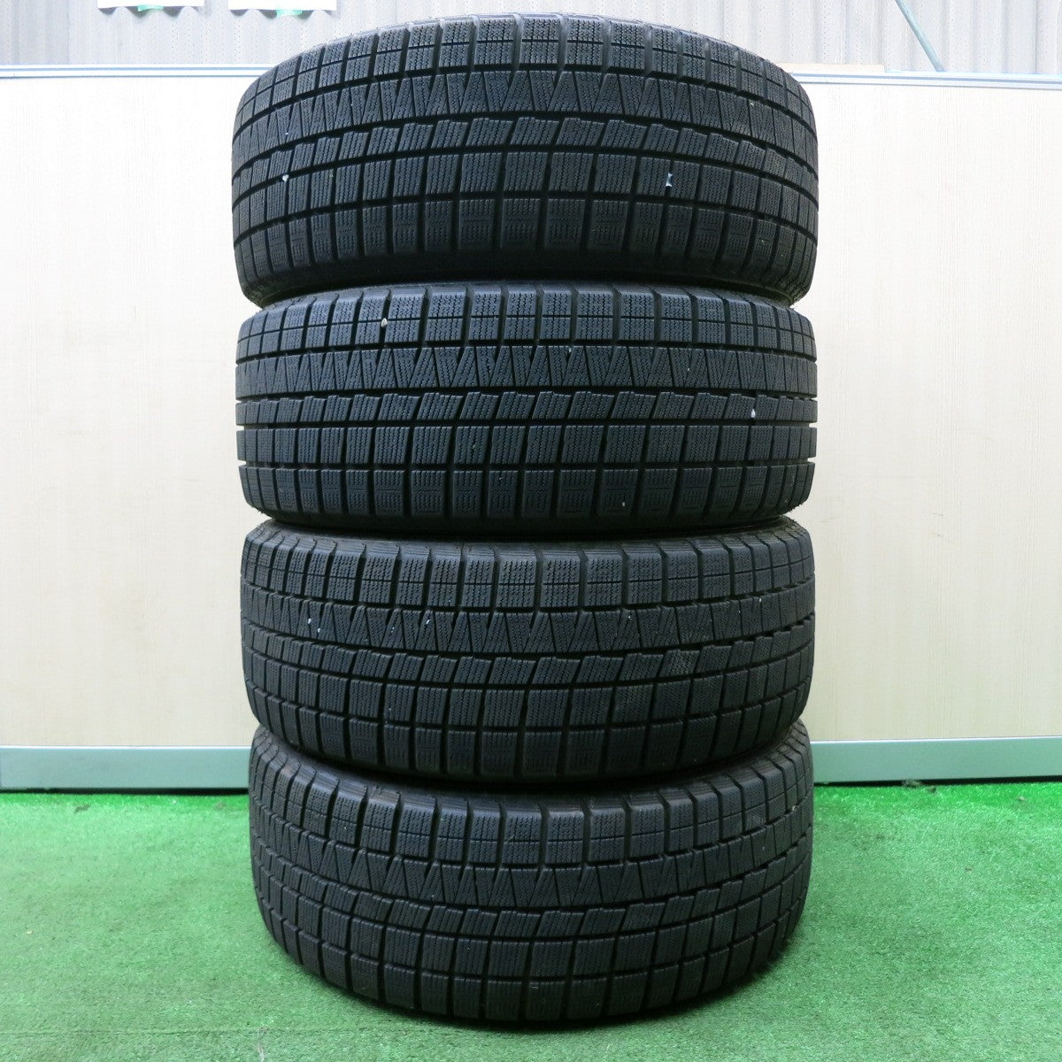 *送料無料* バリ溝！キレイ！9.5分★レガシィ等 225/50R17 スタッドレス ナンカン CORSAFA Exceeder エクシーダー 17インチ PCD100/5H★4031903NJス