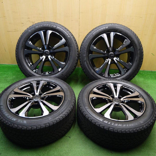 タイヤほぼ未使用！23年！キレイ★アウディ Q3 等 AdvanceLine 235/55R18 スタッドレス ミシュラン X-ICE SNOW SUV アドバンスライン 18インチ PCD112/5H★5031210Hス