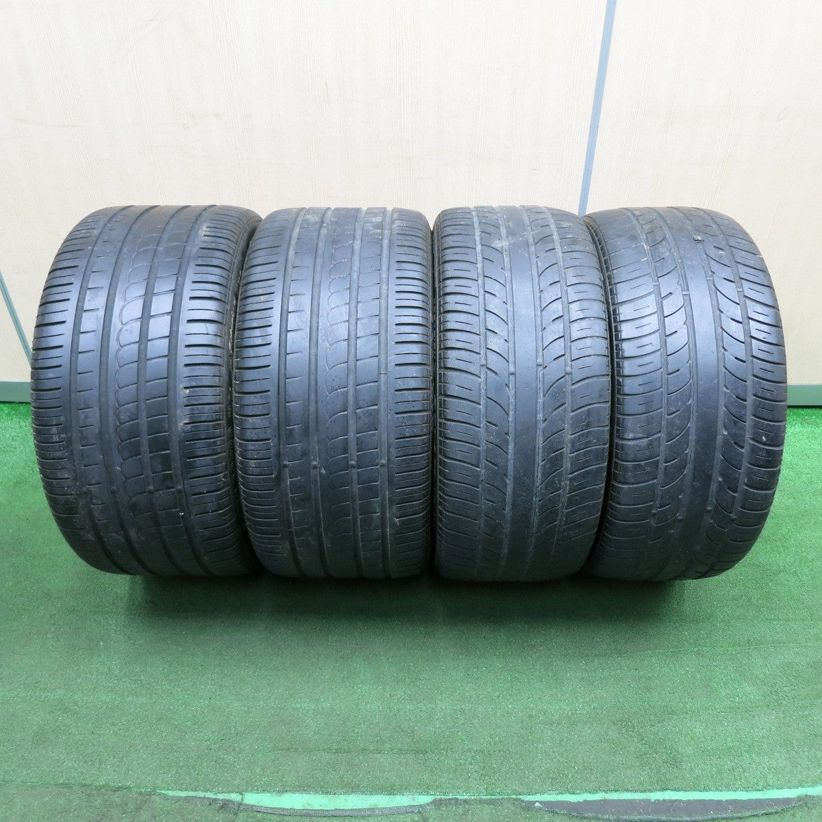 *送料無料* 4本価格★ベンツ SLクラス R230 純正 AMG 255/40R18 285/35R18 ピレリ PZERO ROSSO MO PCD112/5H★4040312TNノ