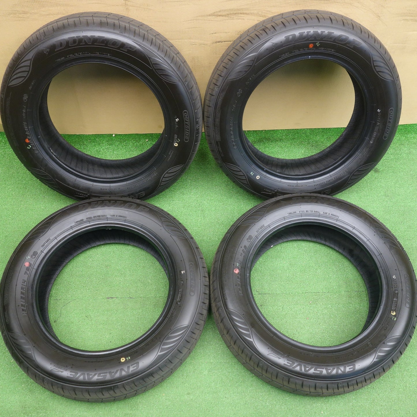 新車外し！26年★165/65R14 ダンロップ エナセーブ EC350+ タイヤ 14インチ タンク ルーミー パッソ トール ブーン 等★6060104KTノタ