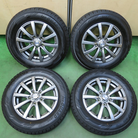 バリ溝！22年！キレイ！ほぼ10分★スタッドレス 195/65R15 ヨコハマ アイスガード iG60 ZACK JP-110 MONZA ザック 15インチ PCD114.3/5H★5072505イス