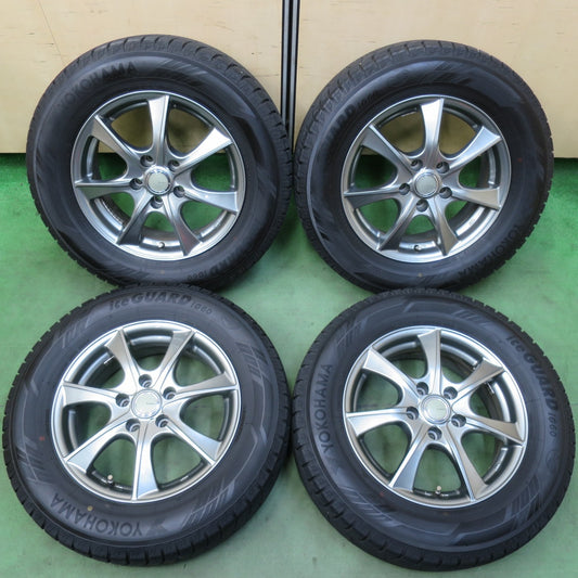 バリ溝！22年！キレイ！9分★スタッドレス 215/65R16 ヨコハマ アイスガード iG60 LEBEN レーベン 16インチ PCD114.3/5H★5122005イス
