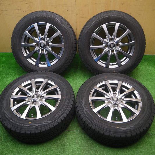 バリ溝！8.5分★スタッドレス 175/70R14 ダンロップ ウインターマックス WM01 MANARAY SPORT マナレイ PCD100/4H★4092413Hス